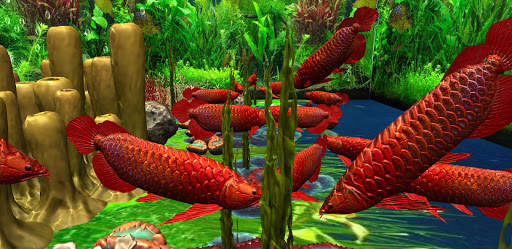 3D Red Arowana Live Wallpaper Pro screenshot 6