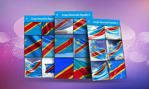 Congo Democratic Republic Flag 3 تصوير الشاشة