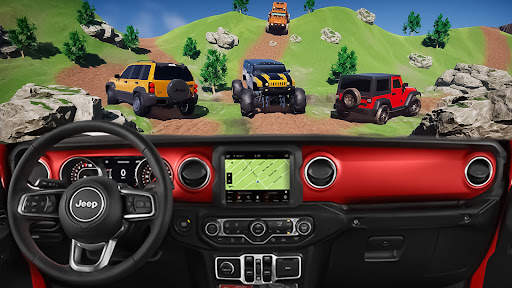 Suv Jeep Driving Games Offroad screenshot 2
