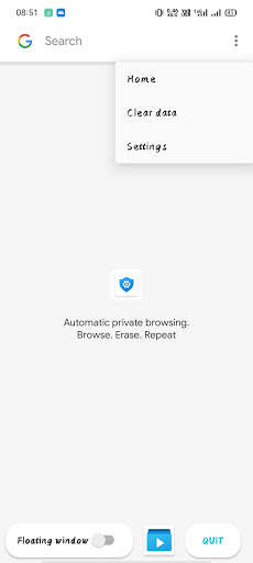 Sweet Browser: Privacy Protector & Adblocker screenshot 1