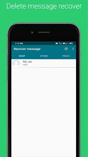 Recover message screenshot 2