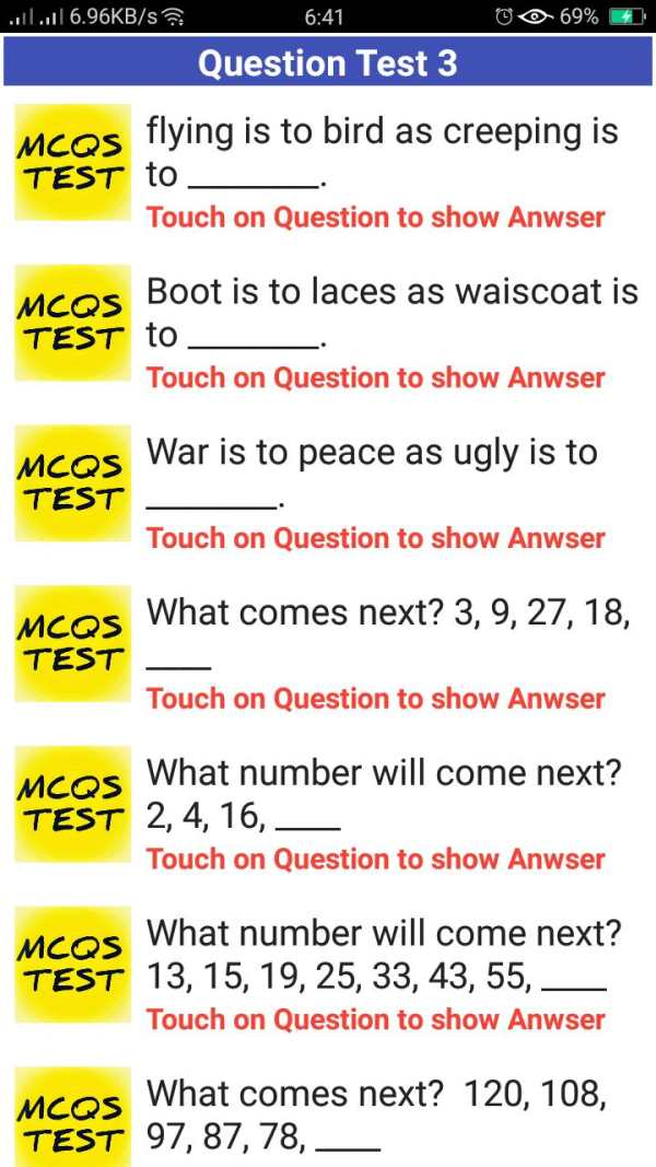 Mcqs Tests Preparation screenshot 5