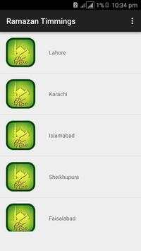 Ramazan Timings screenshot 1