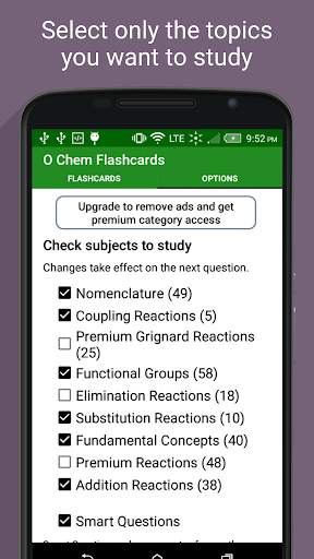 Organic Chemistry Flashcards screenshot 2