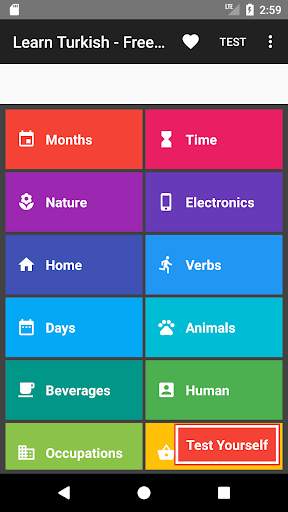 Learn Turkish: Free Offline Audio Dictionary screenshot 2