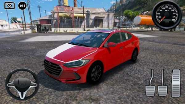 Driving Hyundai Elantra New Racing Simulator screenshot 1