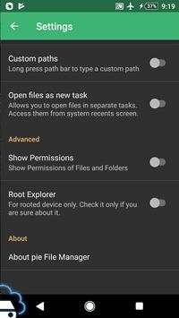 Pie File Manager : root screenshot 4