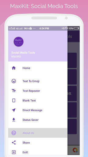MaxiKit: Social Media Tools screenshot 9