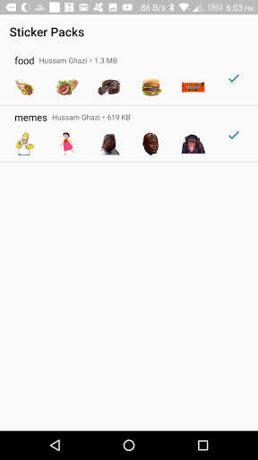 Stickers for Whatsapp screenshot 1