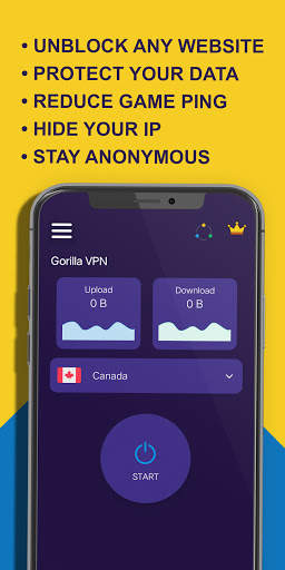 Gorilla VPN -  Fast Secure & Best VPN for android screenshot 2