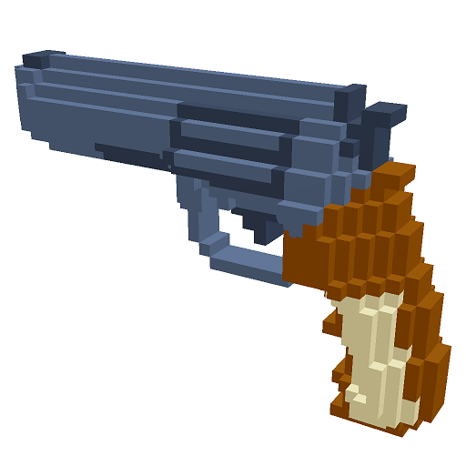 Guns 3D Color by Number - Weapons Voxel Coloring icon