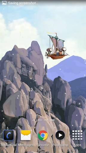 Flying World Live Wallpaper screenshot 3