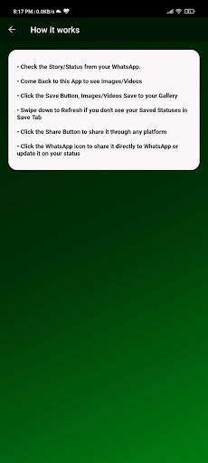 WASS - Share/Save WA Status screenshot 6