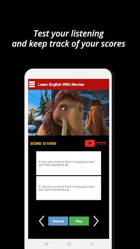 EngTube - Learn English With Movies screenshot 4