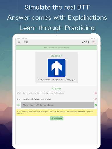 Pass BTT - Passing Singapore Basic Theory Test screenshot 5
