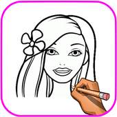 How To Draw & Color  Barbie 1.0