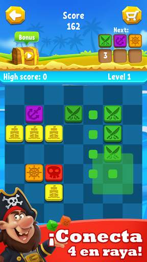 Pirate's Dice: 4 en raya juego de mesa screenshot 1