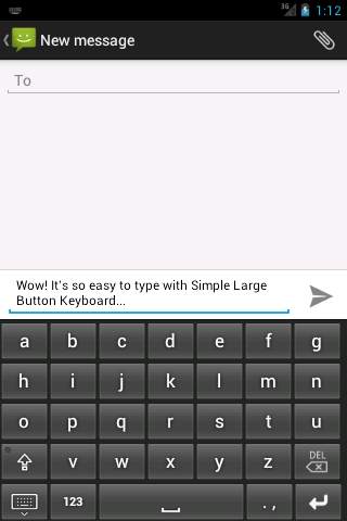 Simple Large Button Keyboard screenshot 9