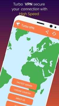 Turbo Fast VPN - Free Unlimited VPN screenshot 1