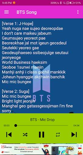 BTS Song Offline screenshot 10