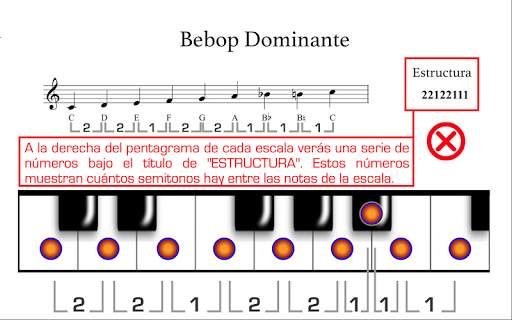Escalas para Piano PRO. screenshot 2