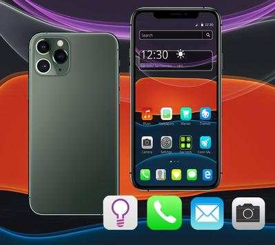 Dark Business IPhone 11 For Launcher Theme screenshot 1