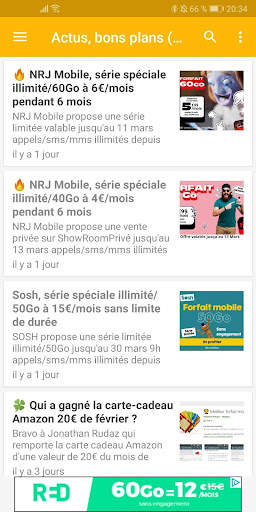 Meilleur forfait mobile screenshot 2