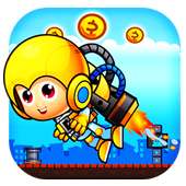 Vir jump The Robot Run Boy icon
