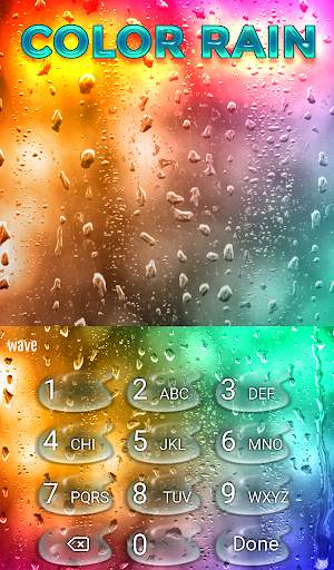 Color Rain Keyboard Wallpaper screenshot 5