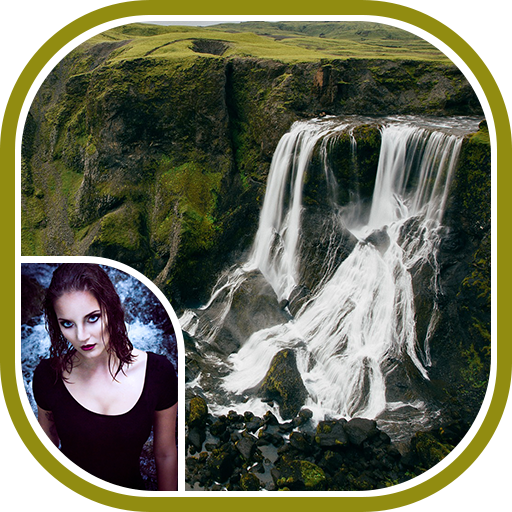 waterfall photo frames आइकन