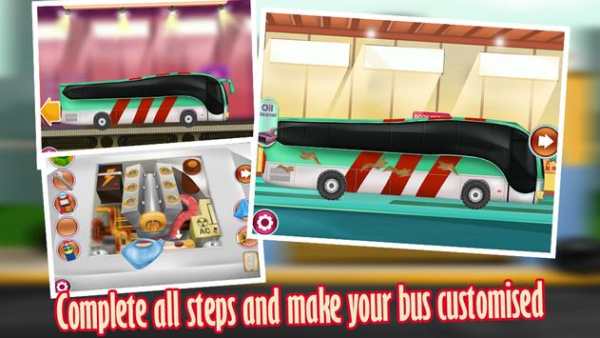 Crazy Bus Mechanic Garage screenshot 5
