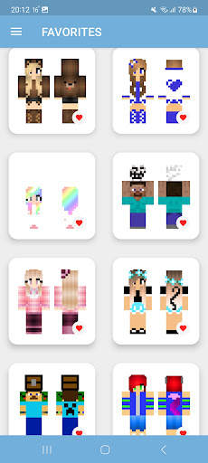 Mini Skins for Minecraft PE स्क्रीनशॉट 3