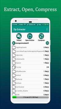 Zip Extractor screenshot 1