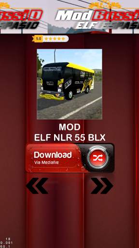 Mod Bussid ELF Espasio screenshot 4