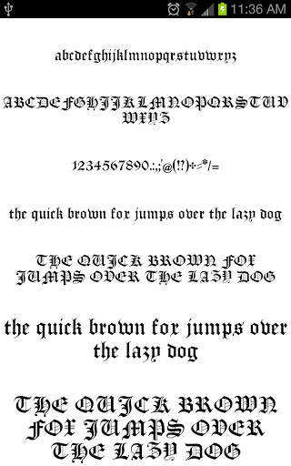 Royal Fonts for FlipFont free screenshot 6