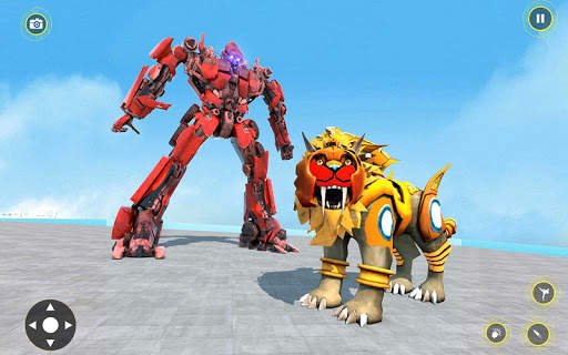 Lion Robot Transformation War: Car Robot Games screenshot 7