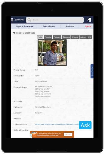 Question Answer App, QueryHome screenshot 15