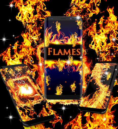 Fire flames live wallpaper screenshot 3