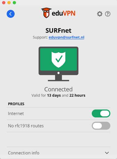eduVPN screenshot 5
