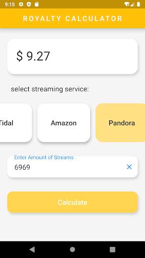 Song Royalty Calculator screenshot 5