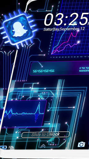 Digital Hi-Tech Theme Launcher screenshot 3