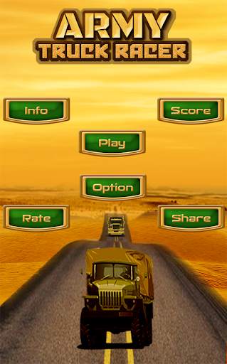 Army Truck Racer Simulator screenshot 1