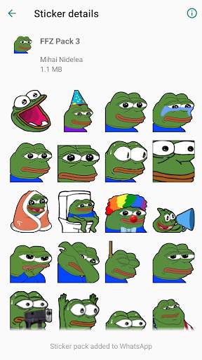 Stickers Emotes from Twitch for WhatsApp screenshot 5