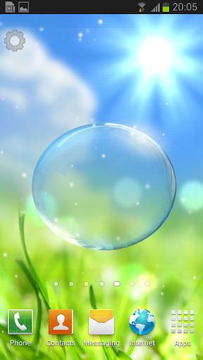 Spring Bubbles LWP screenshot 1