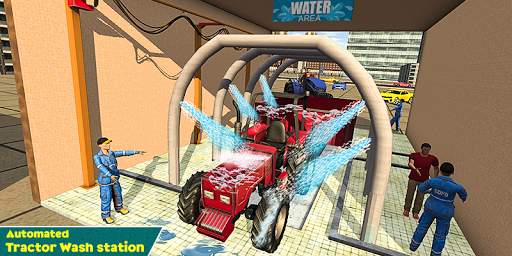 Tractor Wash Service -Tractor Parking Simulator 19 screenshot 4