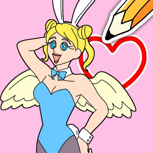 Draw Happy Angel :drawing apps 0.4.8