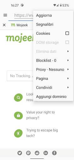 Privacy Browser screenshot 3