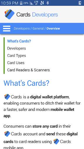 Cards Developers screenshot 1