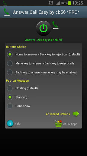 Answer Call Home button Easy screenshot 2