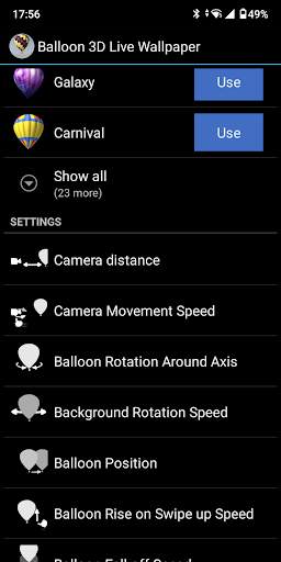 Balloon 3D Live Wallpaper screenshot 6
